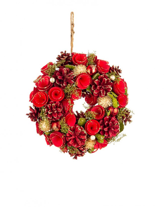 6x Couronne Becky Rouge D25