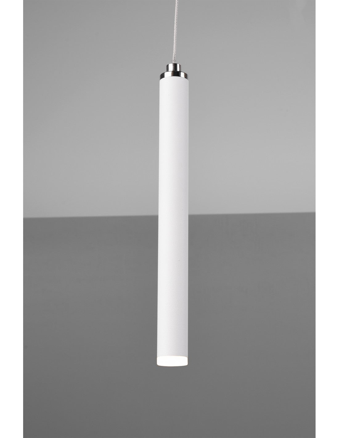 Suspension Tubulaire Moderne 11 Tubes LED Blancs L115 cm Trio Lighting