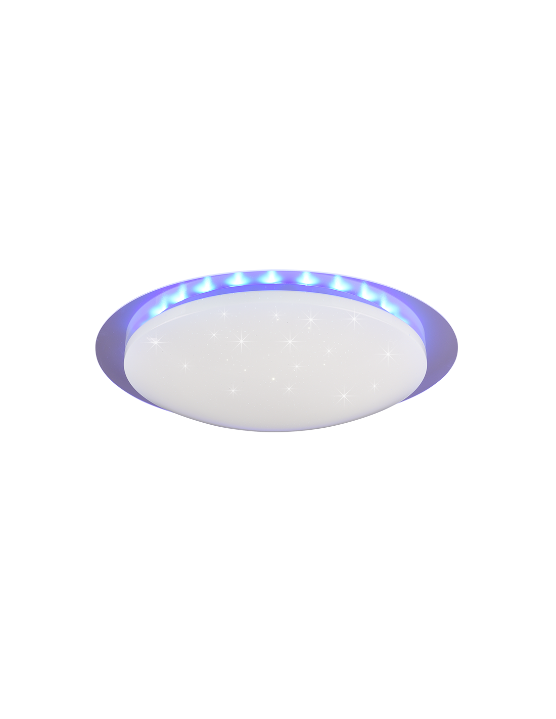 Plafonnier LED RGB Bilbo Moderne Dimmable Ø48 cm Blanc Trio Lighting