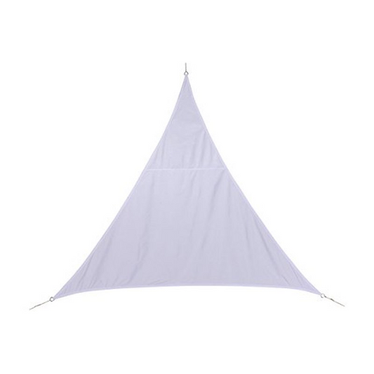 Auvent Triangulaire 5x5x5 m en Tissu Imperméable - Couleur : Gris Tourterelle