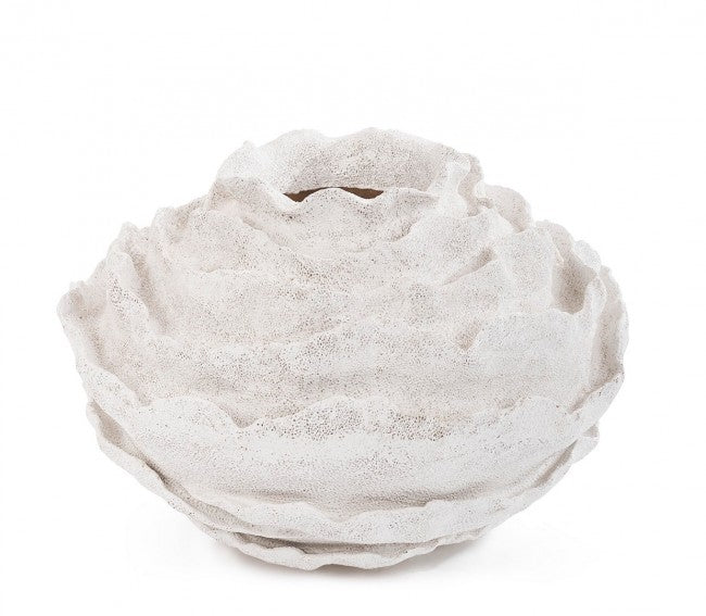 Bombe P.Vaso Pavo. Blanc H39.5