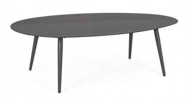 RIDLEY Table basse d'extérieur aluminium anthracite 120x75x h36 cm