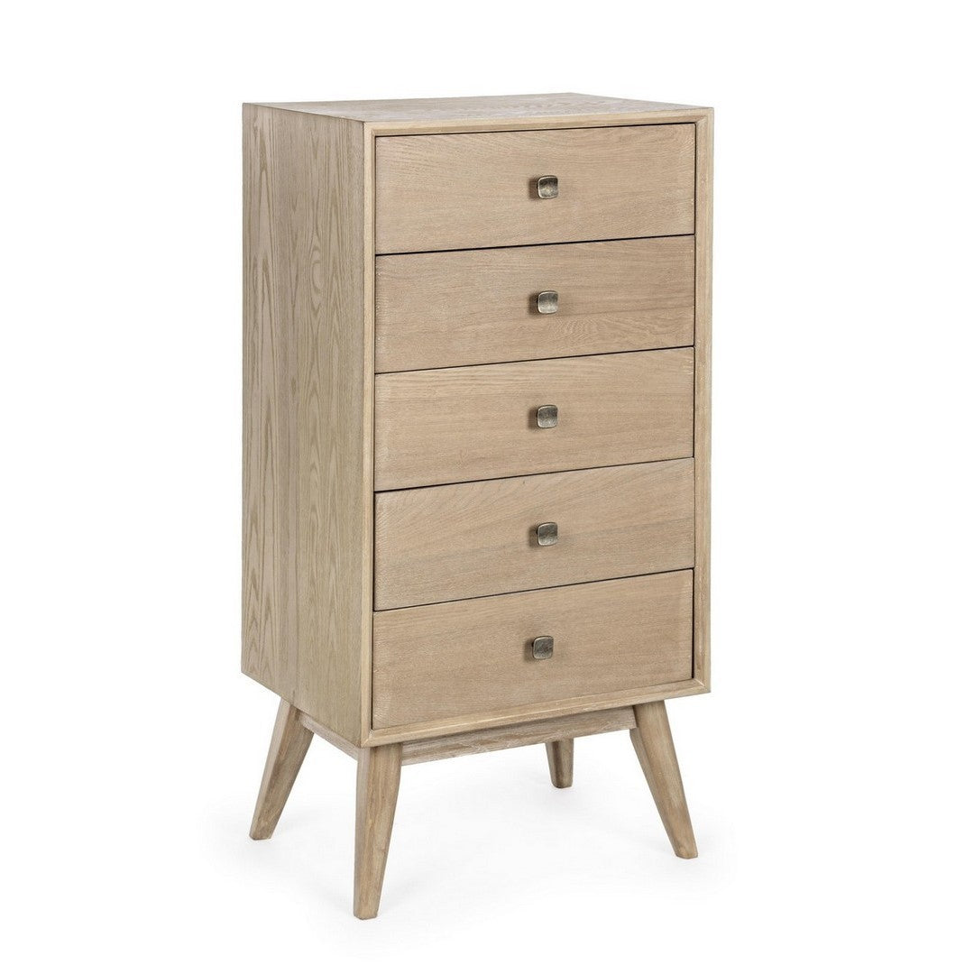 Commode 5 tiroirs Alannis design minimaliste