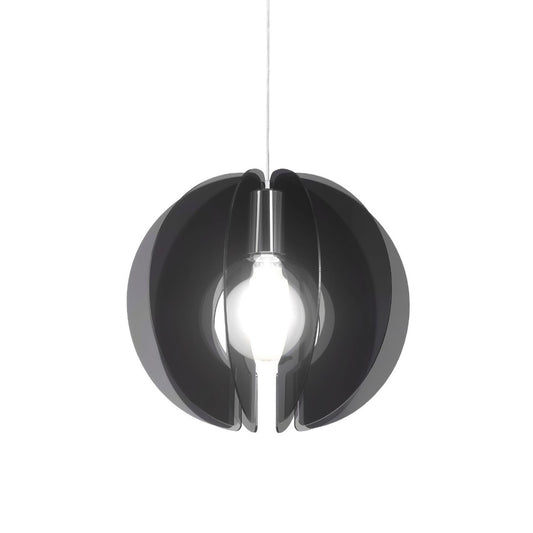 Suspension Fumée Sirio en Métal Chromé Cm. 40x40h