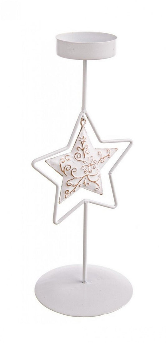 6x bougeoir étoile baroque