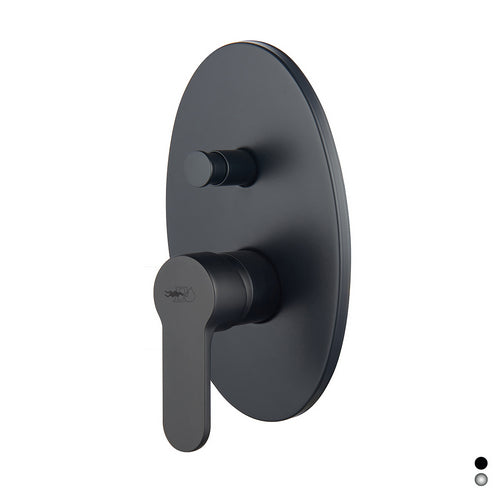 Mitigeur de douche à encastrer avec inverseur - Série Paco - Chrome