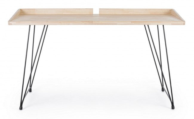 Bureau vintage District en bois et métal
