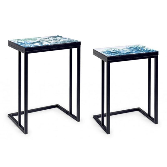 Ensemble de deux tables d'ameublement bizzotto