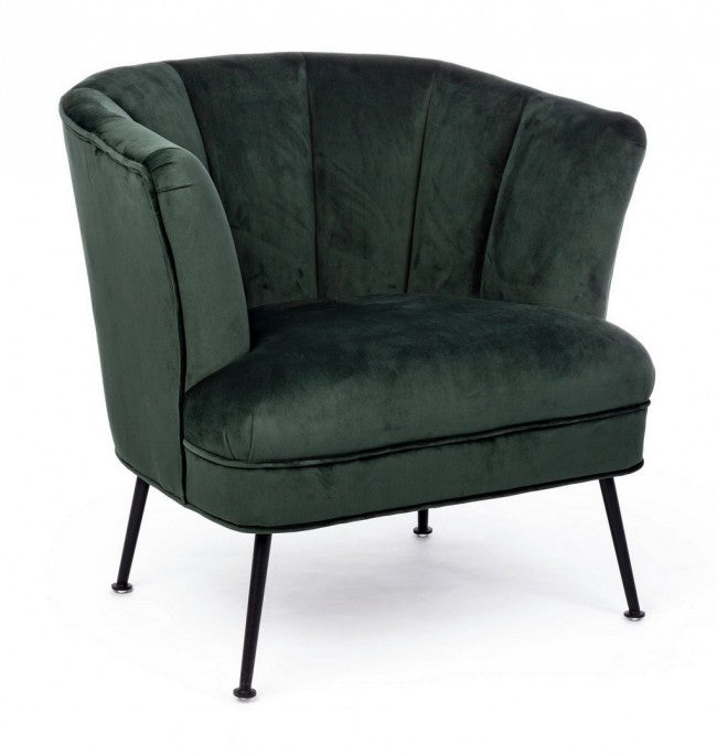 Fauteuil de style design vert