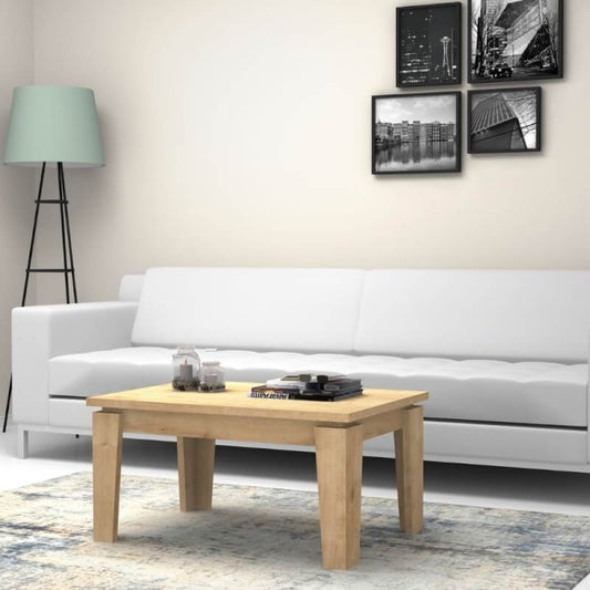 Table basse 90x60x45 H chêne