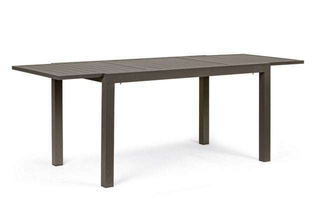 Table d'extérieur extensible en aluminium Caffè HILDE YK14 140-210x77x h75 cm