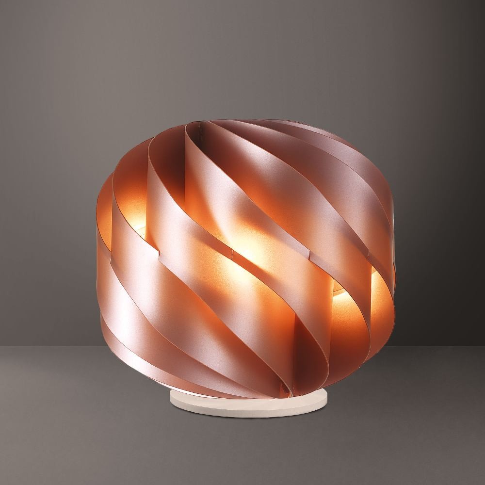 Lampe de table LAP en cuivre en plastique Cm. 25 x 24 heures