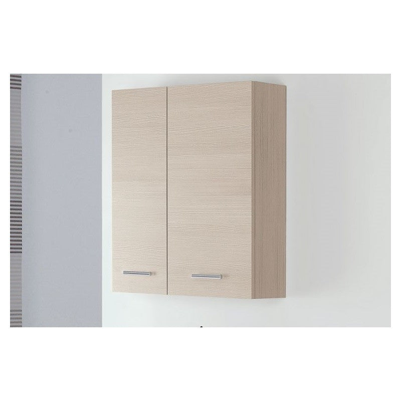 Élément mural de salle de bain deux portes Larice 60x18x h70 cm