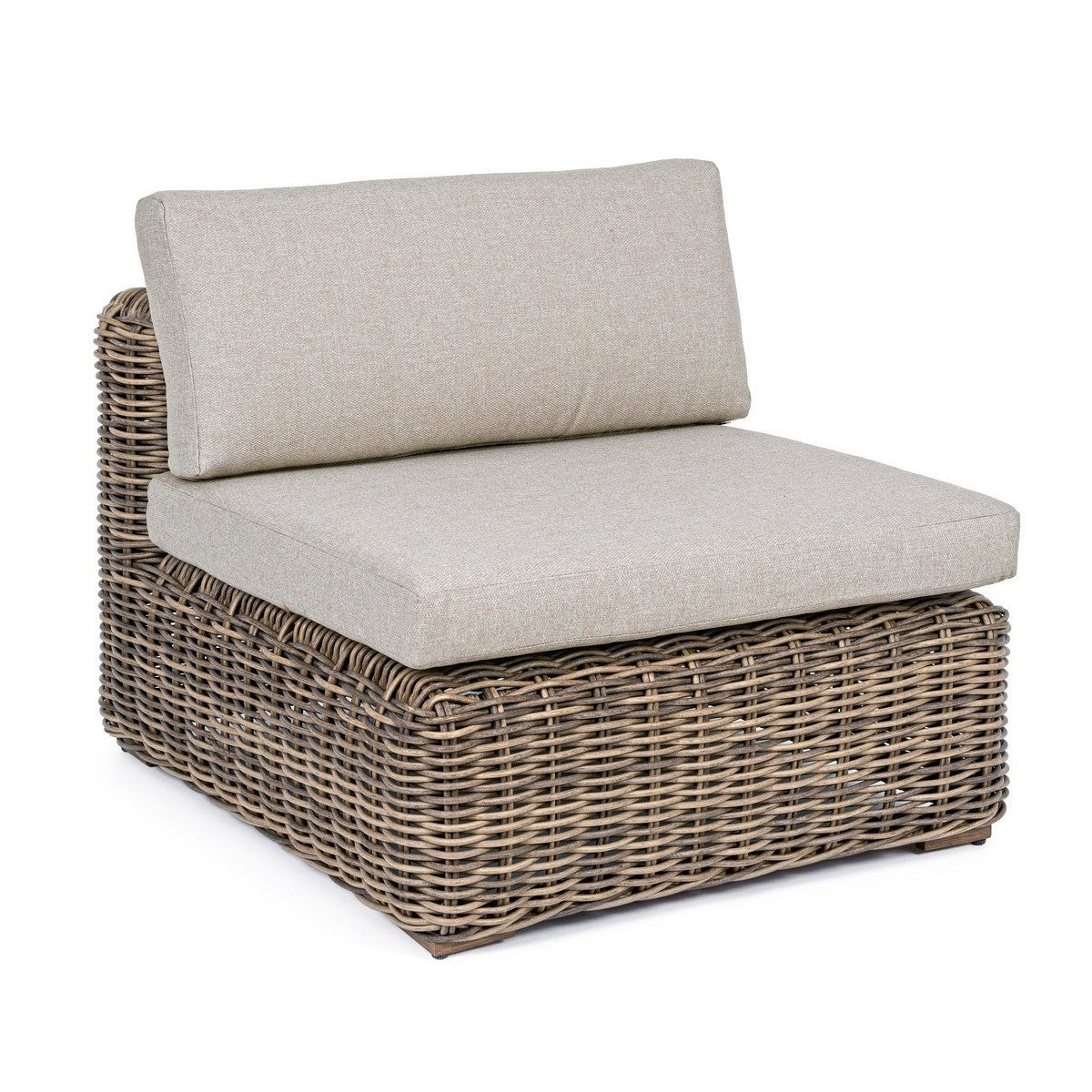 Fauteuil d'extérieur Coraline avec coussins 