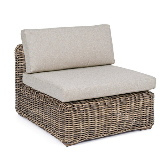 Fauteuil d'extérieur Coraline avec coussins 