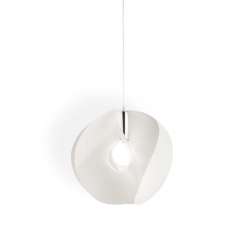 Lustre suspension ATOM Blanc diamètre 54x h50 cm
