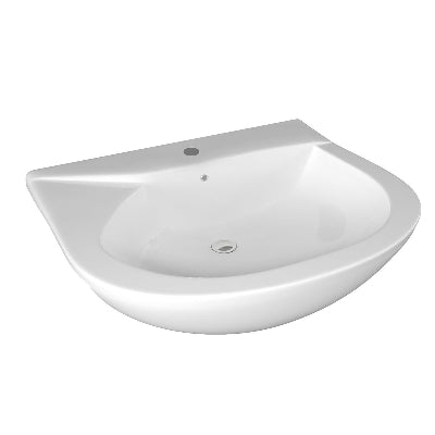 Lavabo semi-encastré Modèle Liwa 64X54 cm