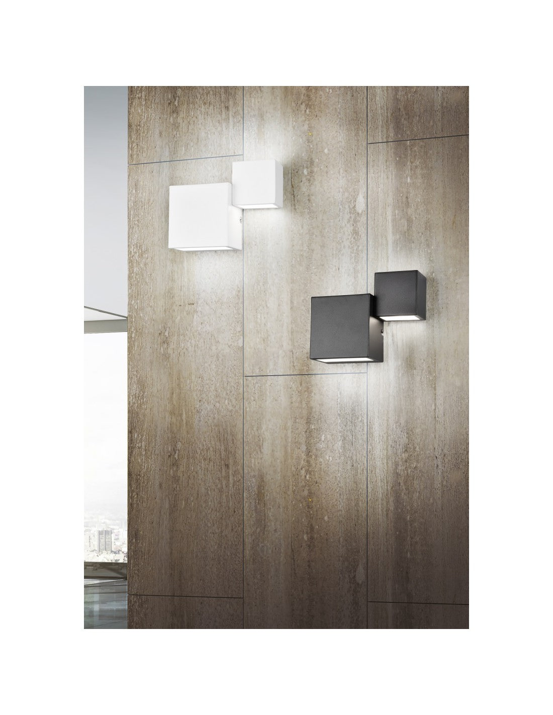Applique Miguel Blanc Double Émission LED Trio Lighting