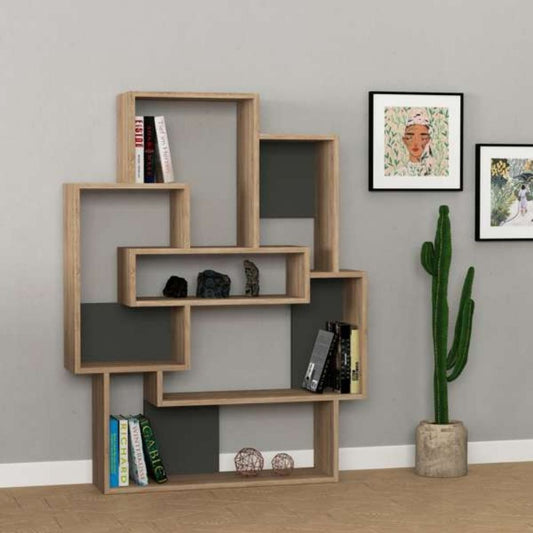 Bibliothèque Barce en chêne 101x22x132h
