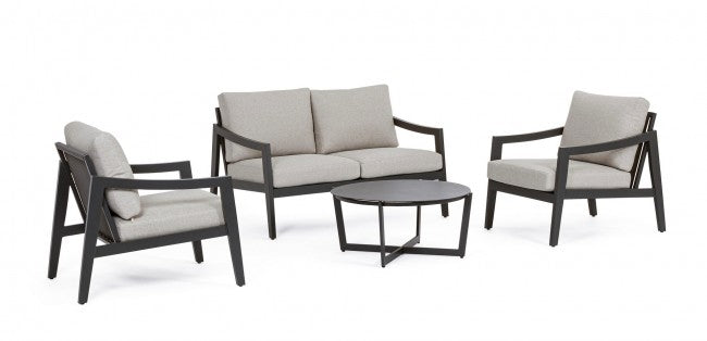 Set4 Salon CC Sirenus Anthracite Yk13