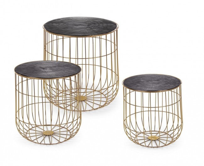 Set de 3 tables de rangement design Mariam
