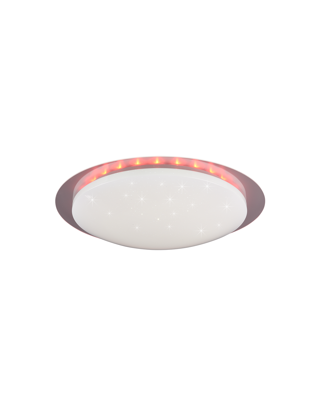 Plafonnier LED RGB Bilbo Moderne Dimmable Ø48 cm Blanc Trio Lighting
