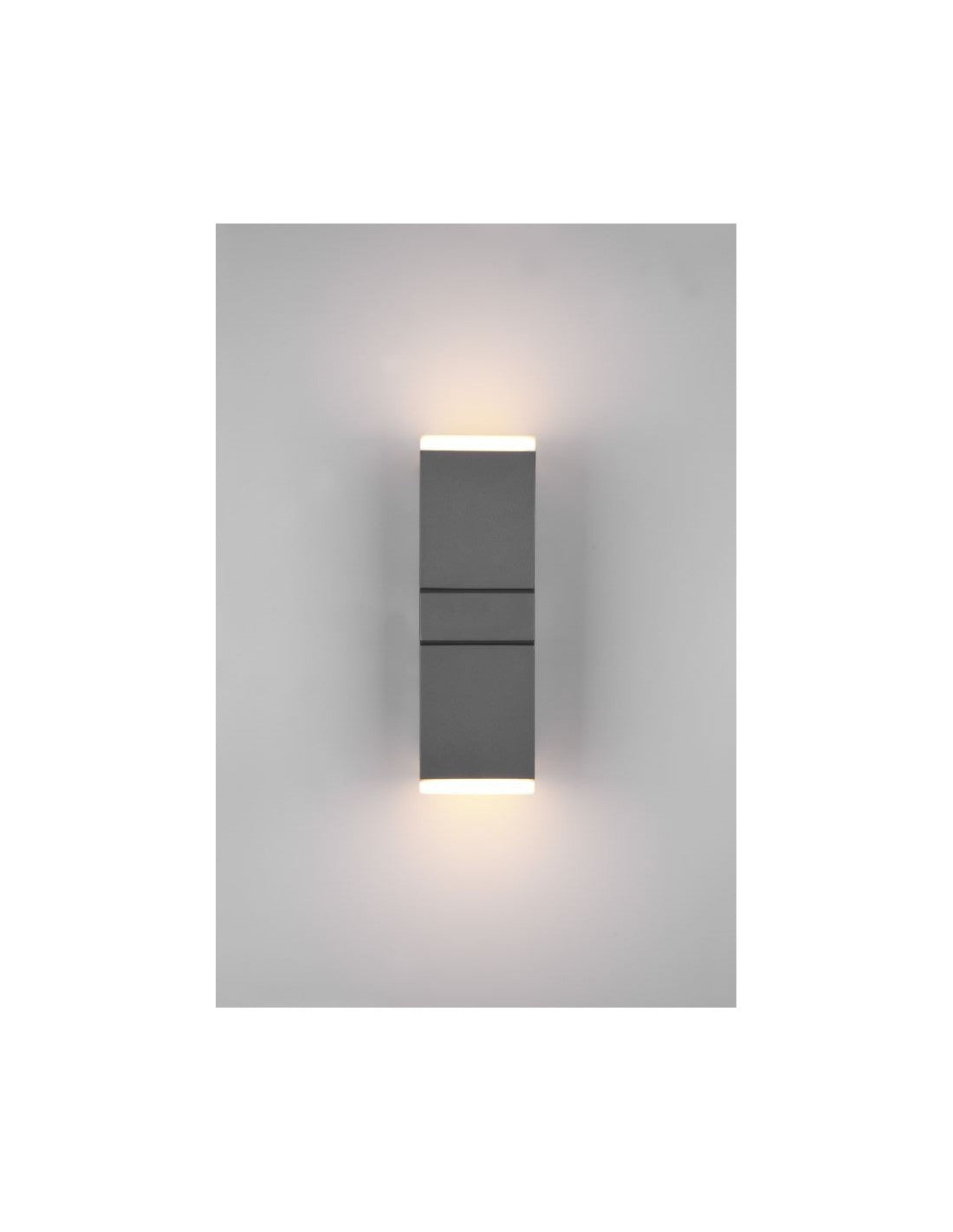 Applique Double LED Orientable Avon Aluminium Anthracite IP54 Trio Lighting