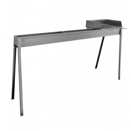 Barbecue à brochettes en fer Torino 100 + kit cloison 40 grills