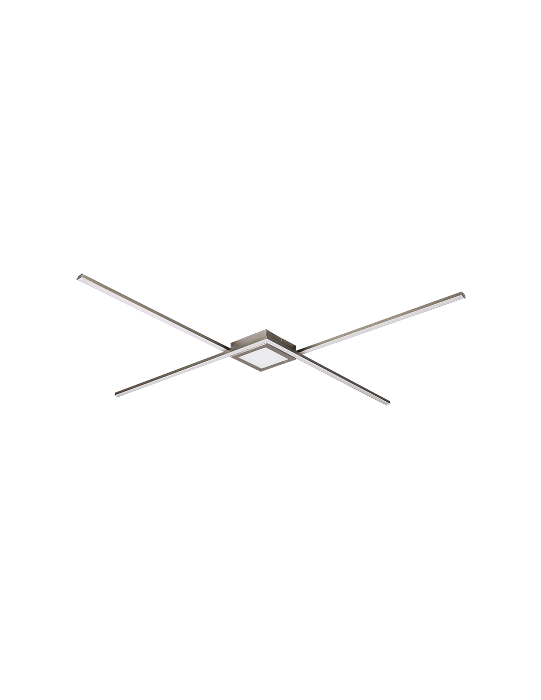 Plafonnier Oxford Bacchette Led X Nickel Mat Trio Lighting