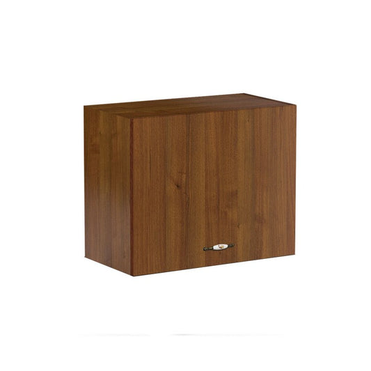 Élément mural de sur-hotte antique en noyer avec porte de cuisine 60x32xh49 cm
