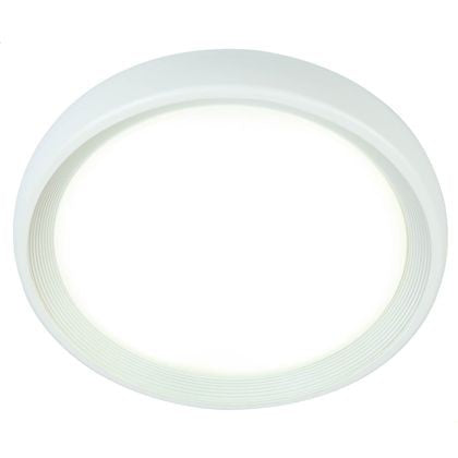Plafonnier rond 18W LED 4000K blanc ligne loft