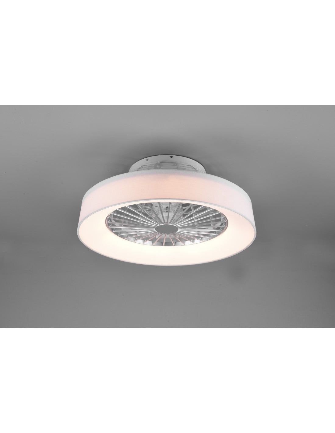 Lampe de ventilateur moderne LED 30w Dimmable Farsund White Trio Lighting