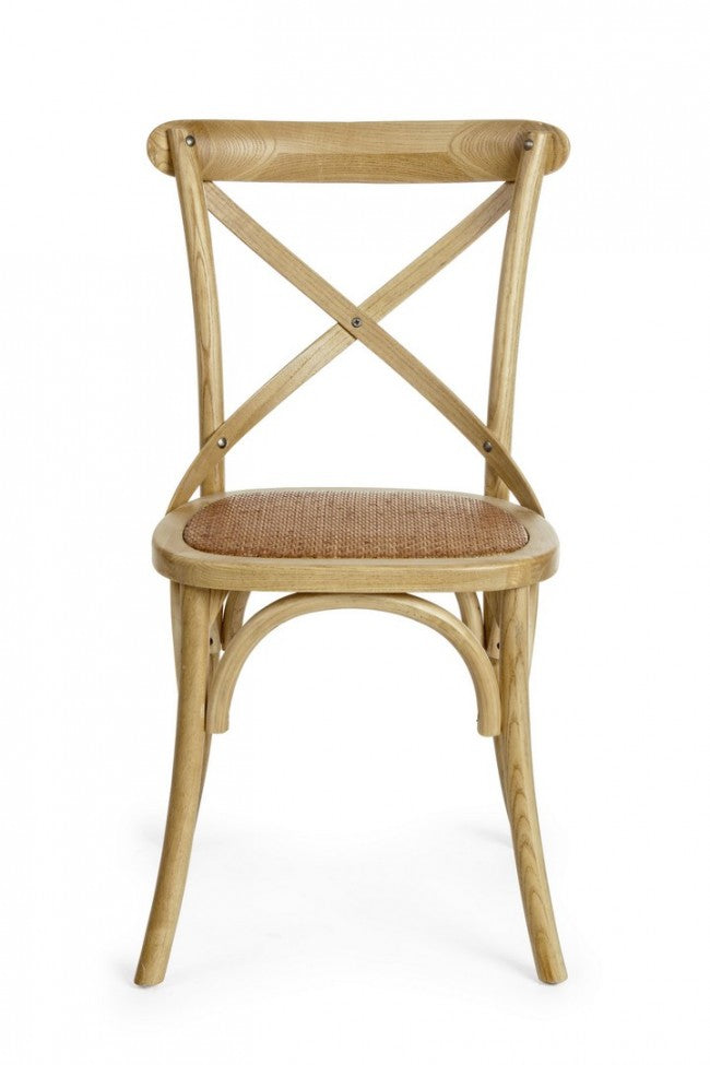 Chaise Cross Marron Naturel