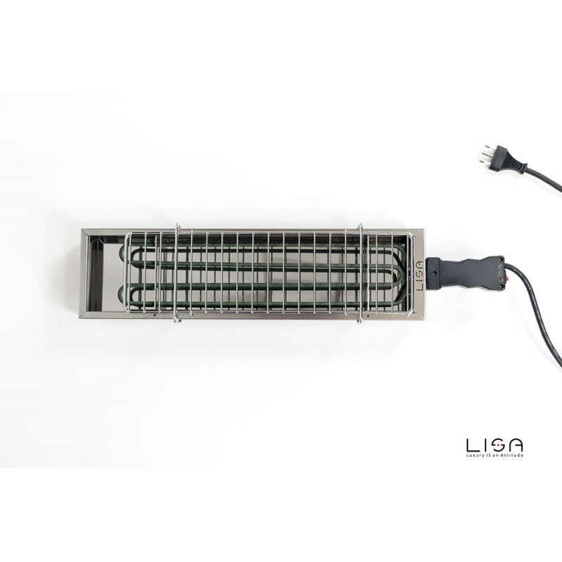 Barbecue électrique facile à transporter 53 x 14 cm