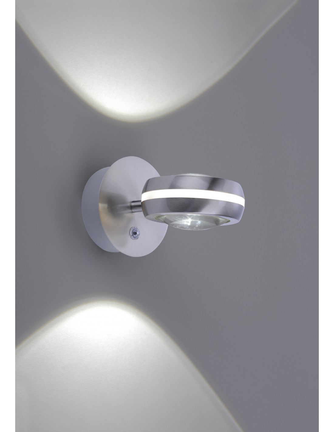 Applique Vista LED Orientable Dimmable Rgbw Nickel Ø11 cm Trio Lighting