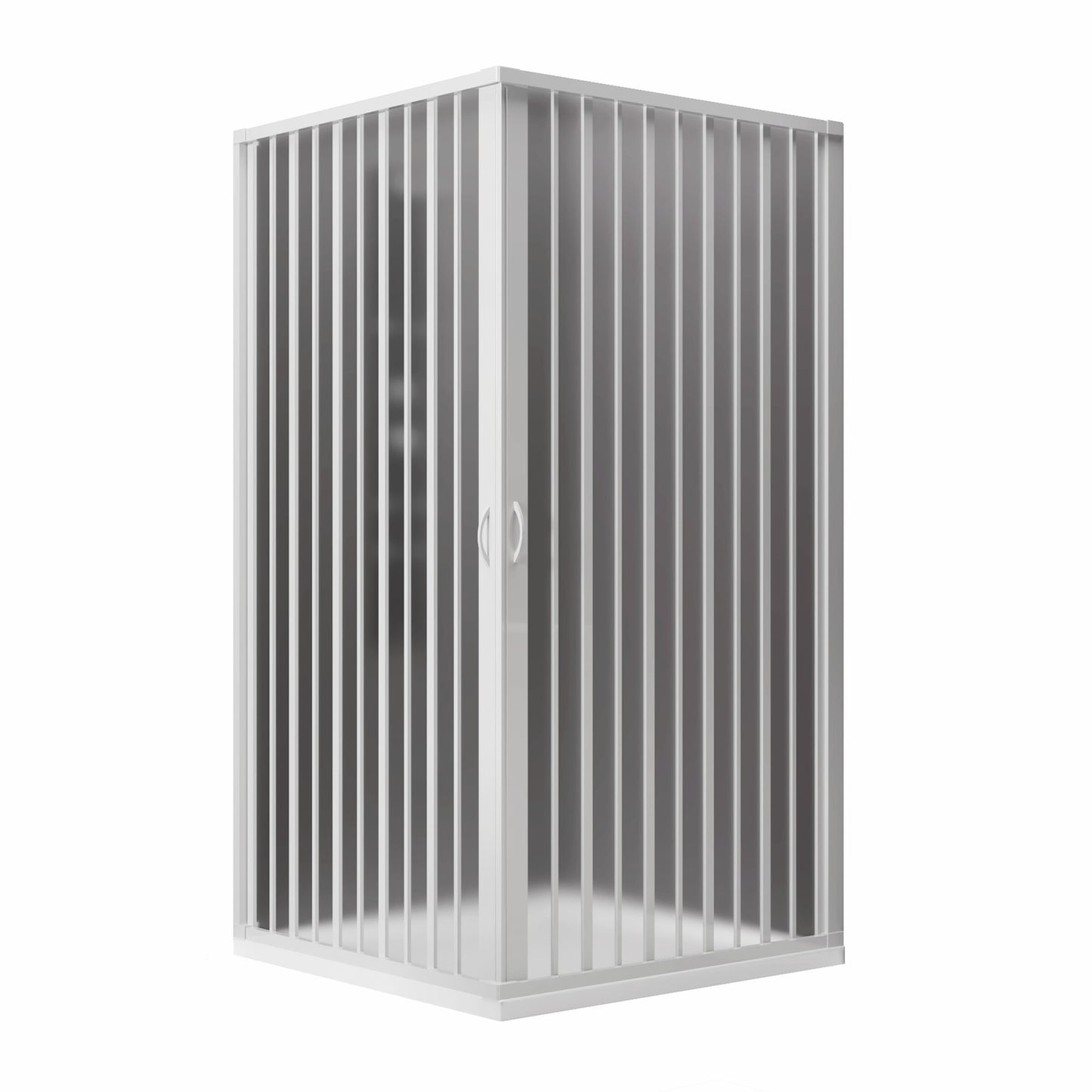 Cabine de Douche 2 Côtés Avec Pliage Réduit. Ligne Rosy Plisse' Mod.