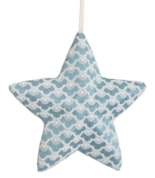9x Pendentif étoile de Vénus multi-bleu