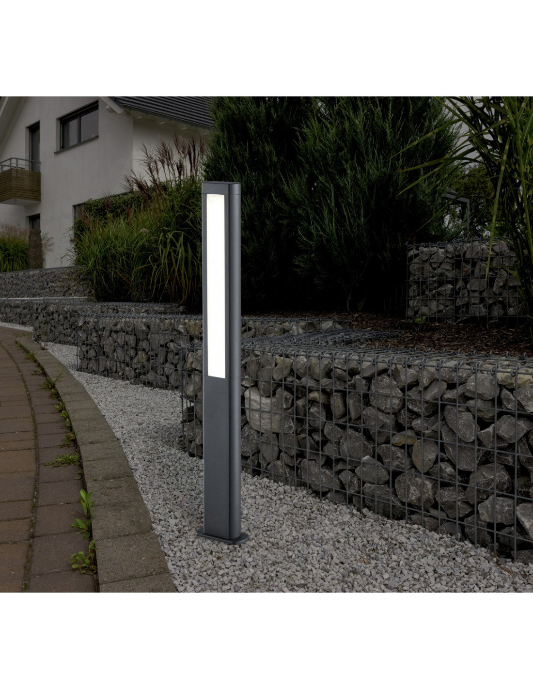 Poteau Extérieur Rhin Led IP54 Anthracite H100 cm Trio Lighting