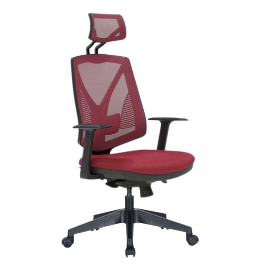 Fauteuil de bureau rouge Bella