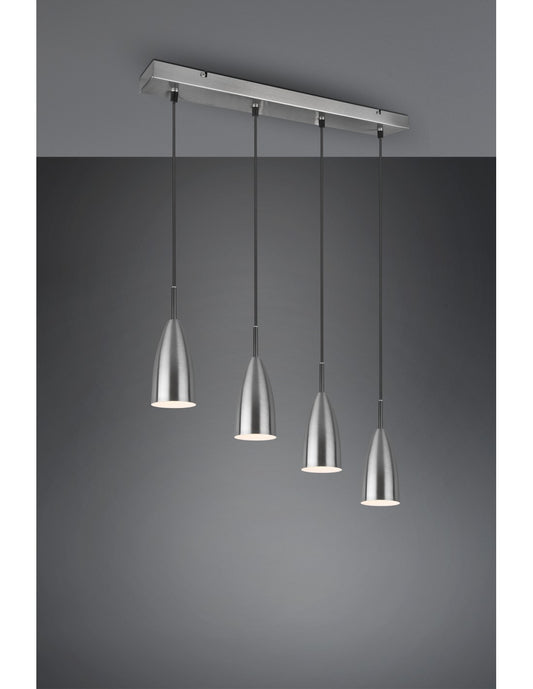 Lustre Linéaire Farin Island 4 Lumières Nichel Trio Lighting