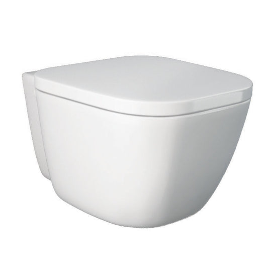 Toilettes suspendues sans rebord avec fixation cachée