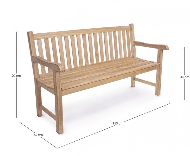 BANC EN TECK LINDA 150X66X90 Code 0804232