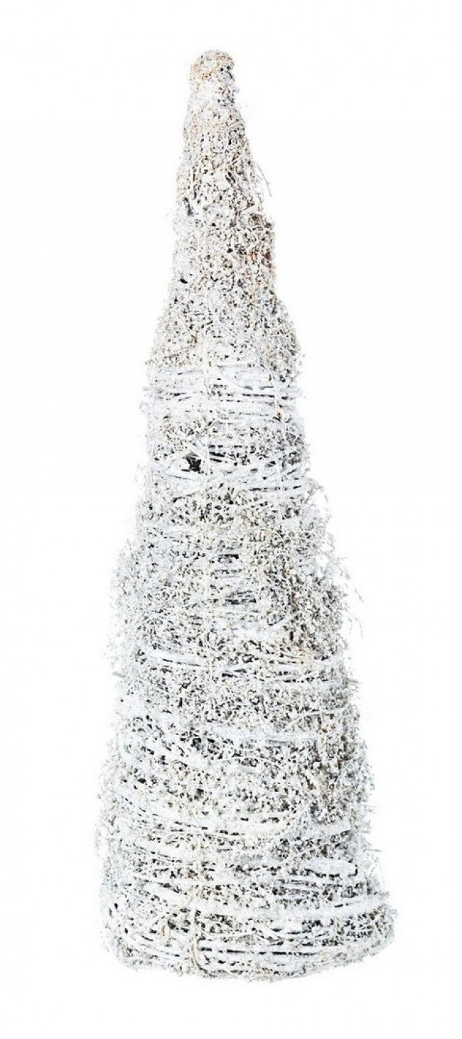 4x Cône Forêt Blanc H40