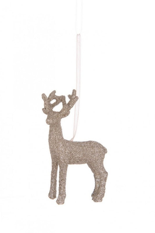 12x Pendentif Renne Champagne Tendance
