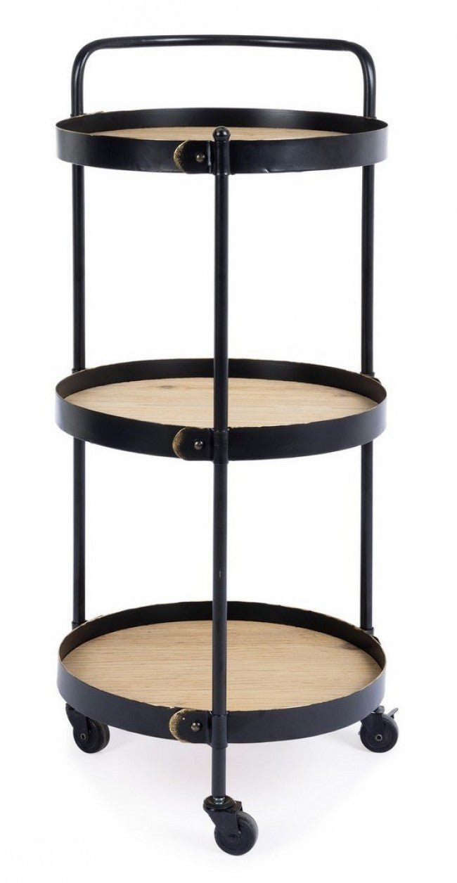 Desserte Jerrod vintage 3 étagères