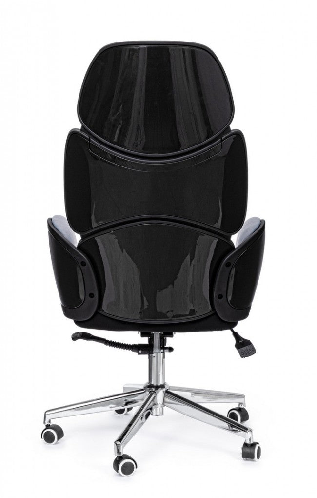 Fauteuil de bureau rembourré gris-noir Armstrong