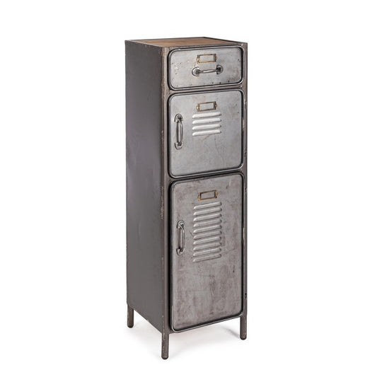 Commode Store avec 2 portes et 1 tiroir de style industriel, 109h cm