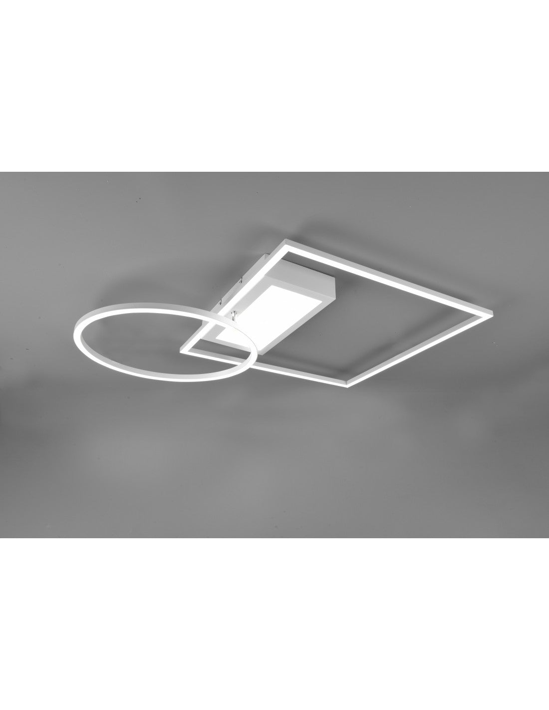Plafonnier LED Downey 34w Blanc L64 cm Dimmable Trio Lighting