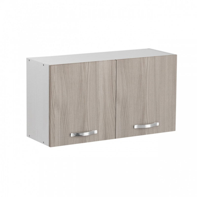 Élément mural sur hotte en orme avec 2 portes de cuisine 90x32xh49 cm