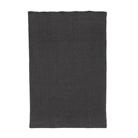 Tapis d'extérieur gris en fibre synthétique fait main 170x240
